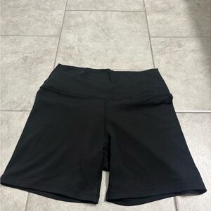Women's Black Biker Shorts